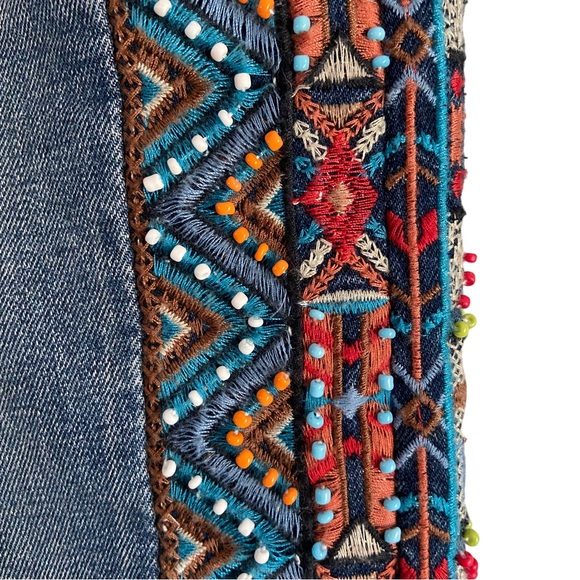 Sundance Driftwood Jackie Beaded Jeans - Picture 5 of 8